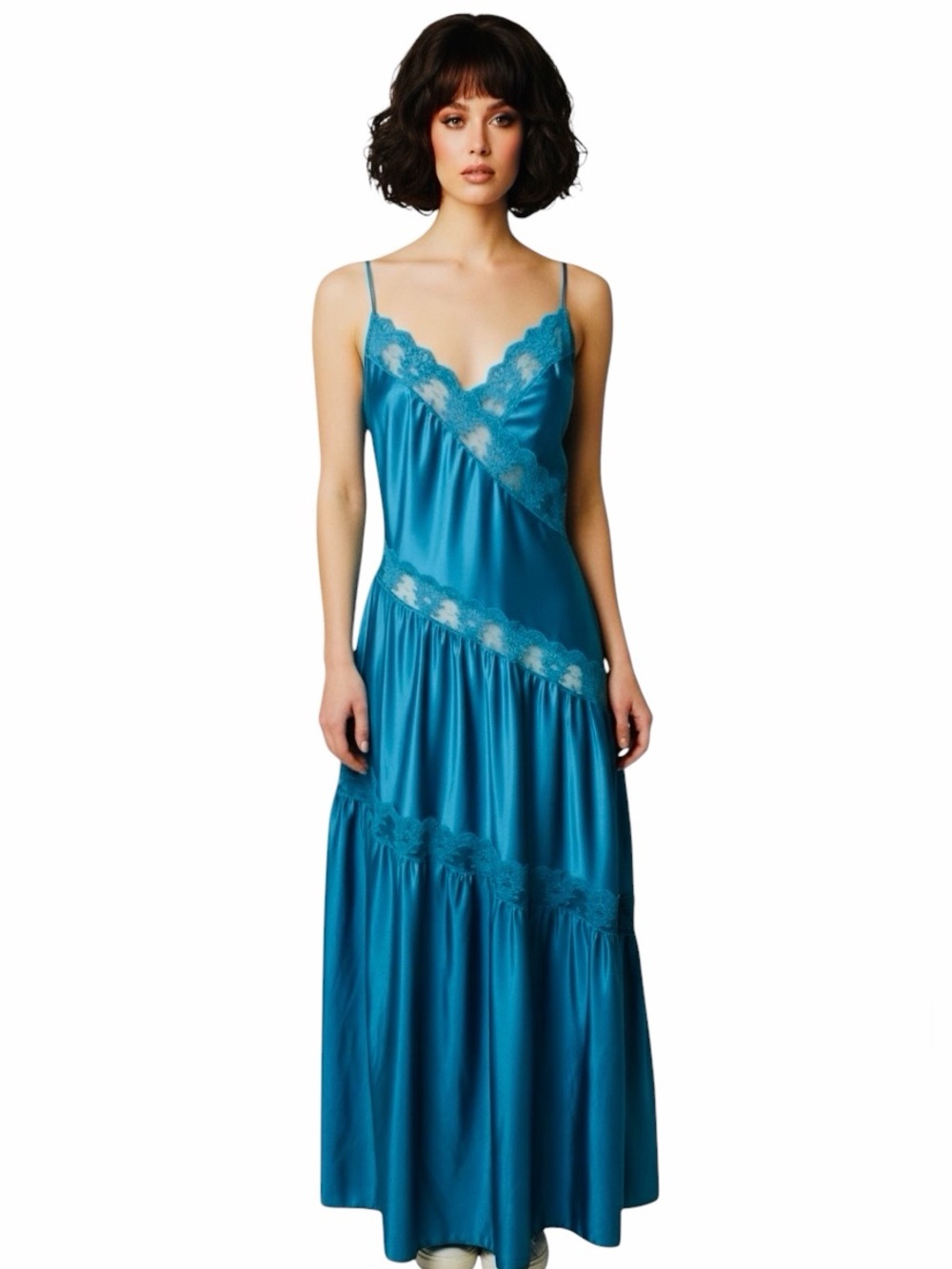 VINTAGE Henson Kickernick Maxi Slip Dress